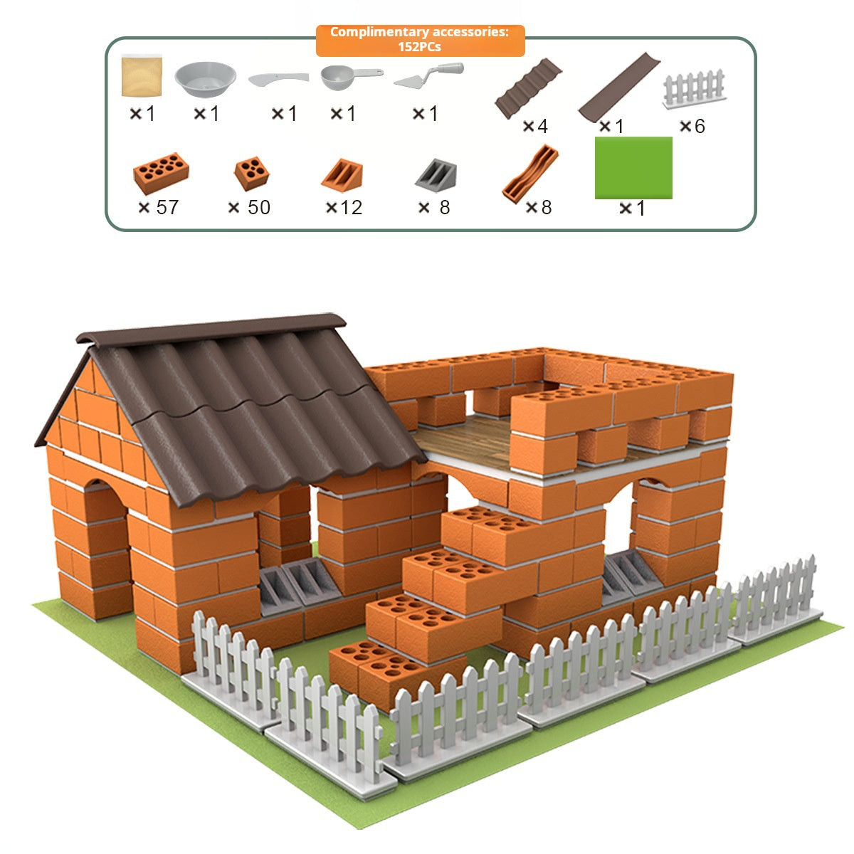 🏠 Συναρμολογούμενο μίνι κιτ κατασκευής κτιρίου-GR