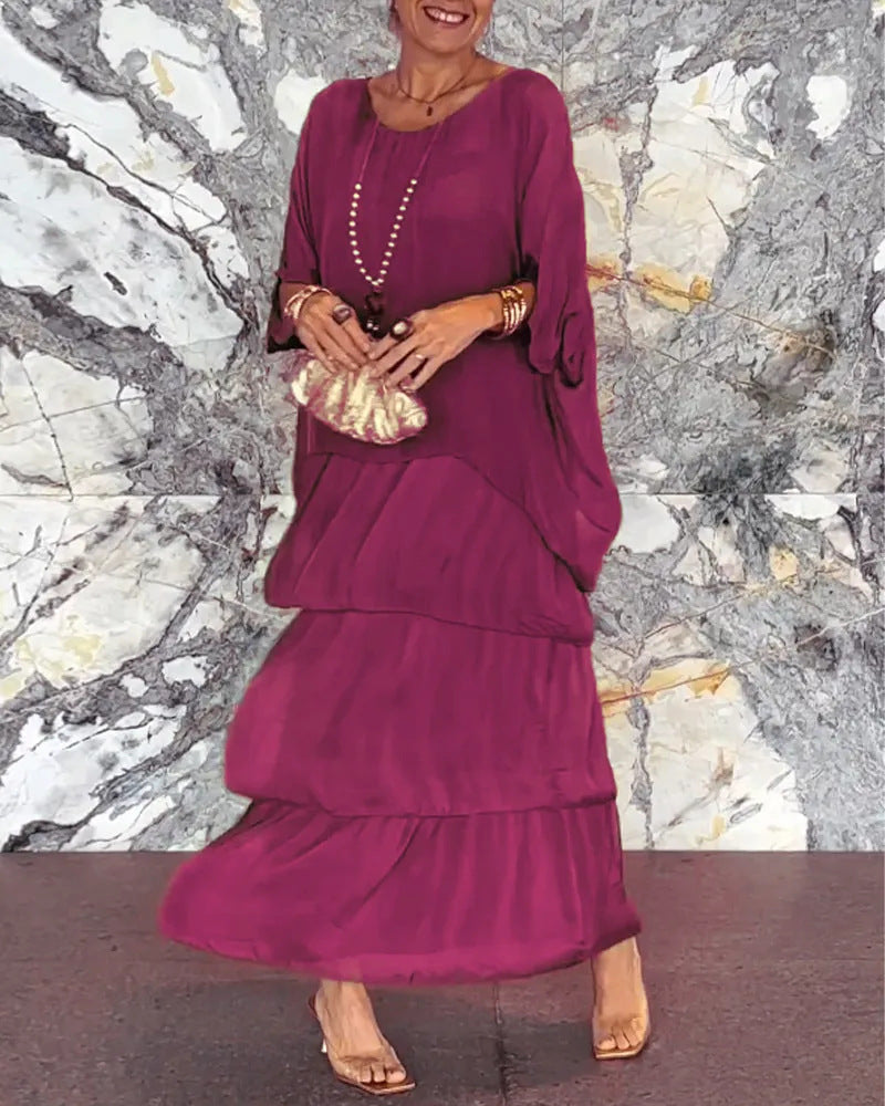 💕Venta caliente del día de la madre-Vestido flojo del estilo artístico💕-ES
