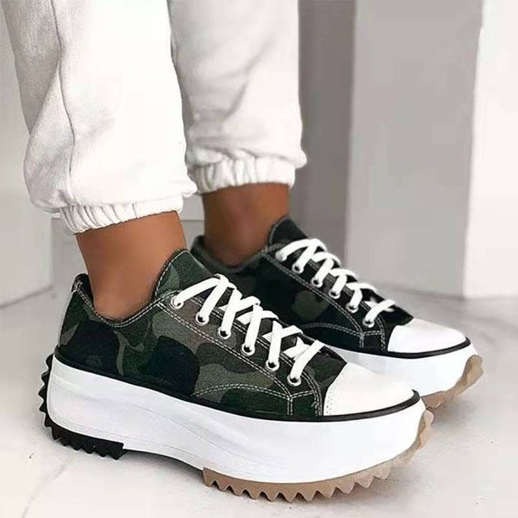 💝Ribotas ispardavimas su 50% NUOLAIDA🔥🔥Moteriški suvarstomi platforminiai sportbaciai su kulnais-LT
