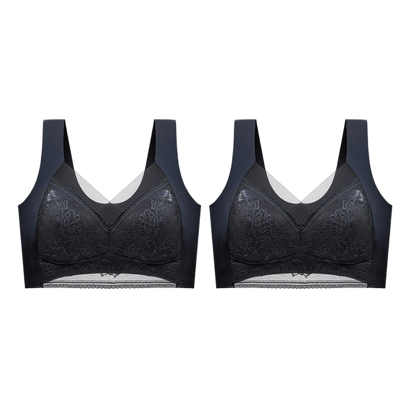 👙 Super udoben in mehak ženski čipkast modrček brez jeklenega obroča【✨1 + 1 gratis】-SI