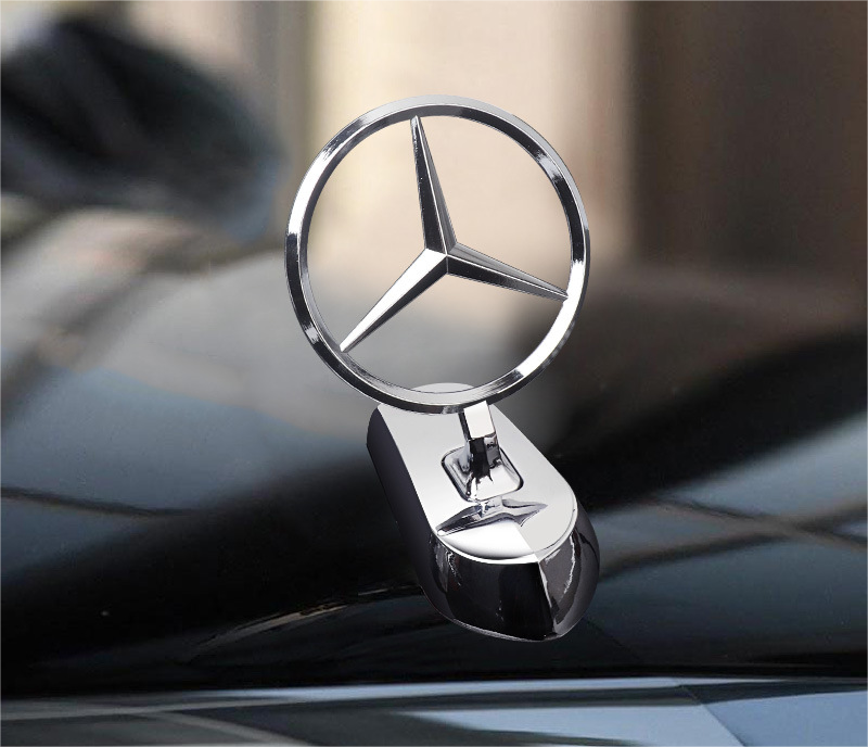 Decoración de modificación de coche con logotipo de capó-ES