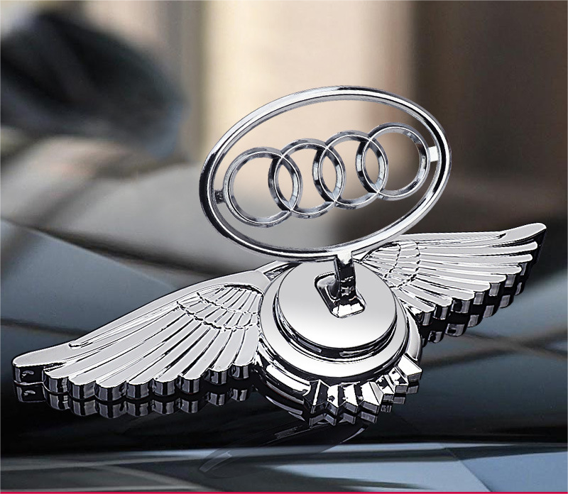 Decoración de modificación de coche con logotipo de capó-ES