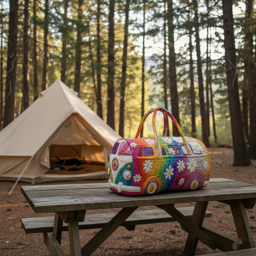 Prešita potovalna torba Hippie Van-SI