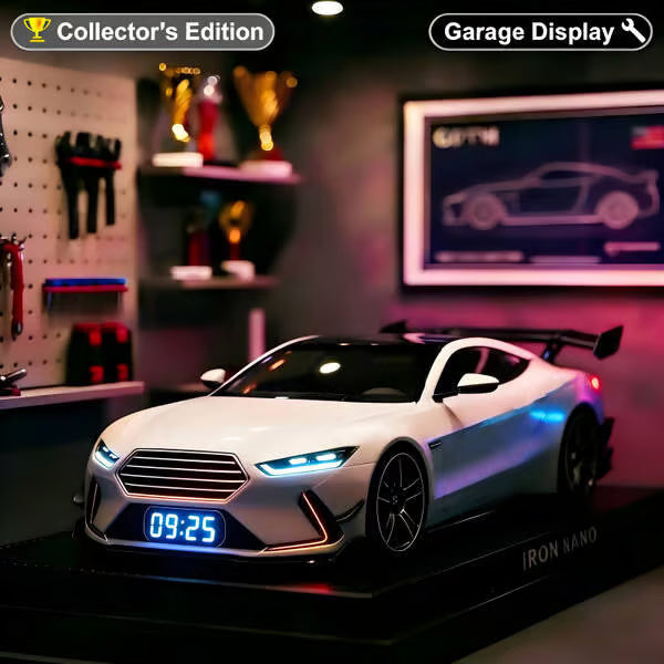 🎁 Ξυπνητήρι υπεραυτοκινήτου🏎️Ρεαλιστικά εφέ κινητήρα και φωτισμού-GR