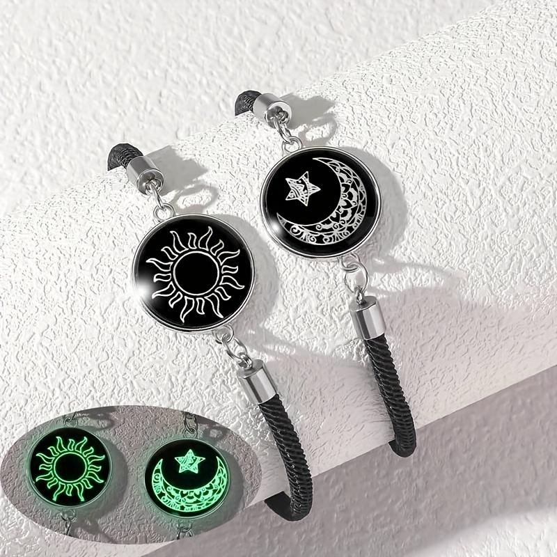 Sol y Luna – Una Sola Alma. 💞 Pulseras para Parejas que Conectan a Pesar de la Distancia.-ES
