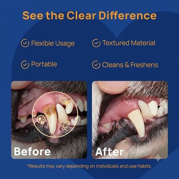 Último día con 50% de descuento 🔥 Gel dental sin cepillado para perros-ES