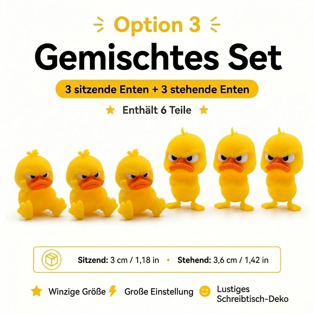 😠 Figurica jezne race za mizo – Dodajte svoji mizi pridih predrznosti! 🐥-SI