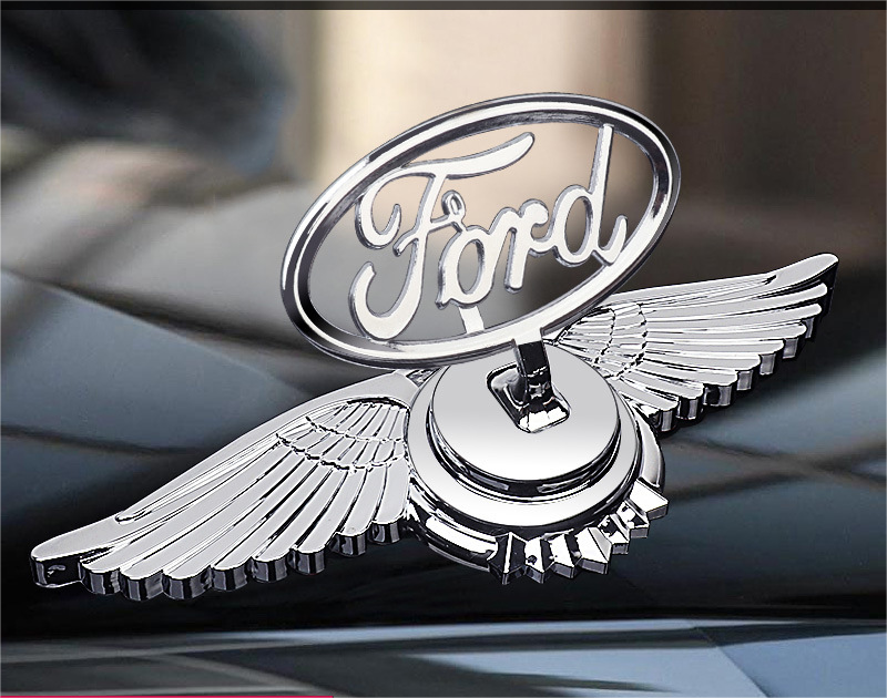 Decoración de modificación de coche con logotipo de capó-ES