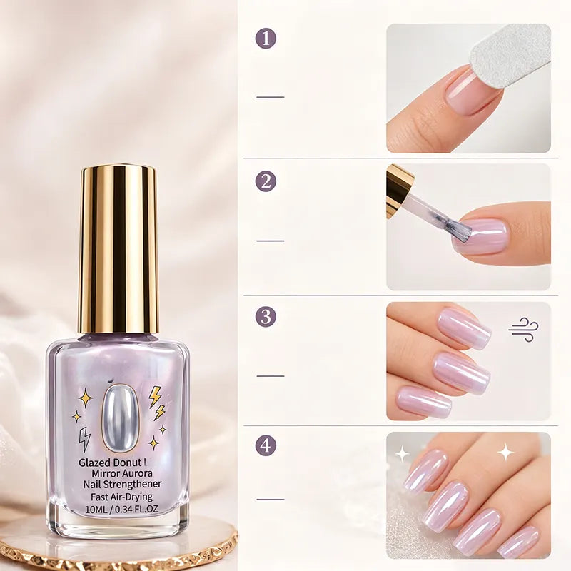 📢📢Kupite 2, dobijte 1 gratis!! ⏰Lilac Glossy Mirror Nail Care Balm-HR