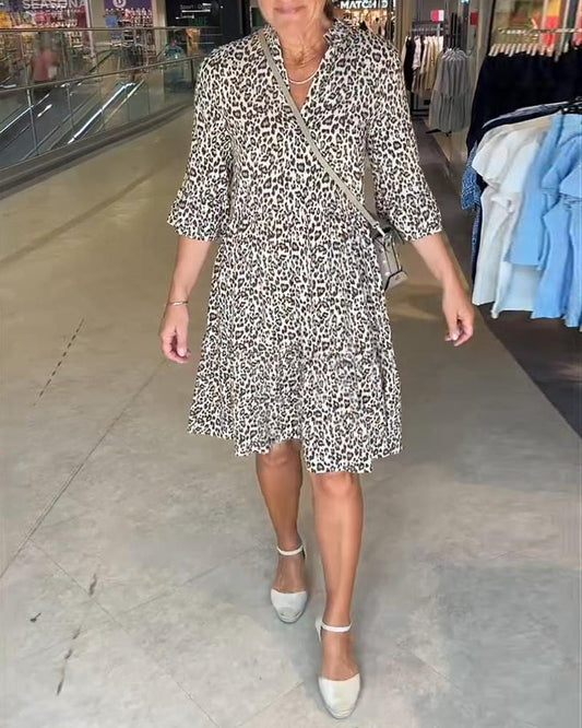 Φόρεμα με λεοπάρ print-GR