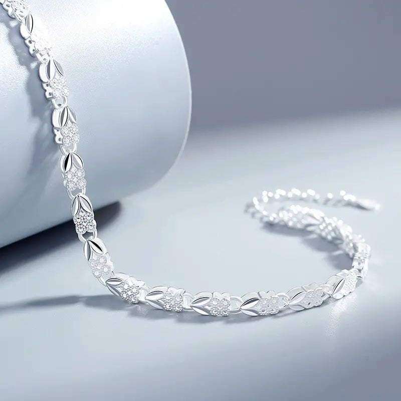 😀👉[Compra 1, llévate 2 gratis]💖🍀Pulsera de mujer de plata 925-ES