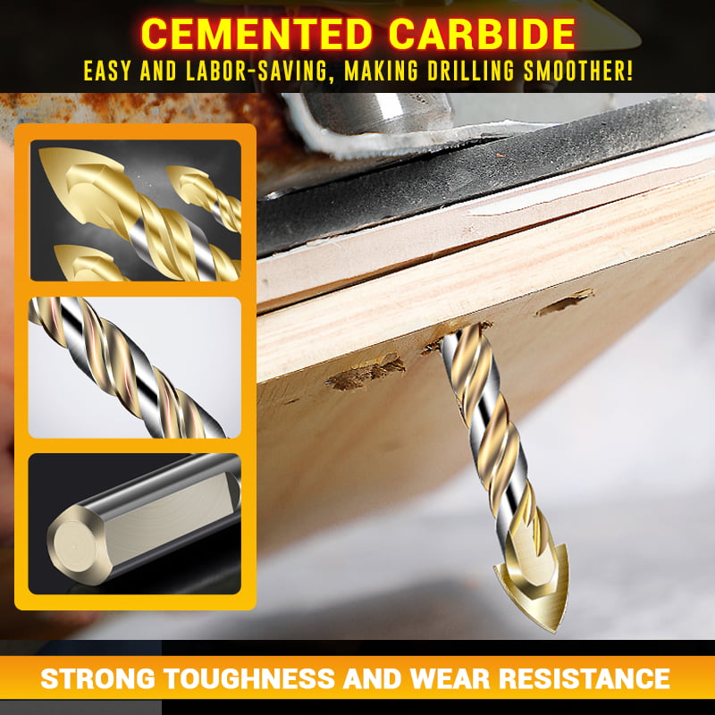 Trikotni sveder iz volframovega jekla visoke trdote - GR 