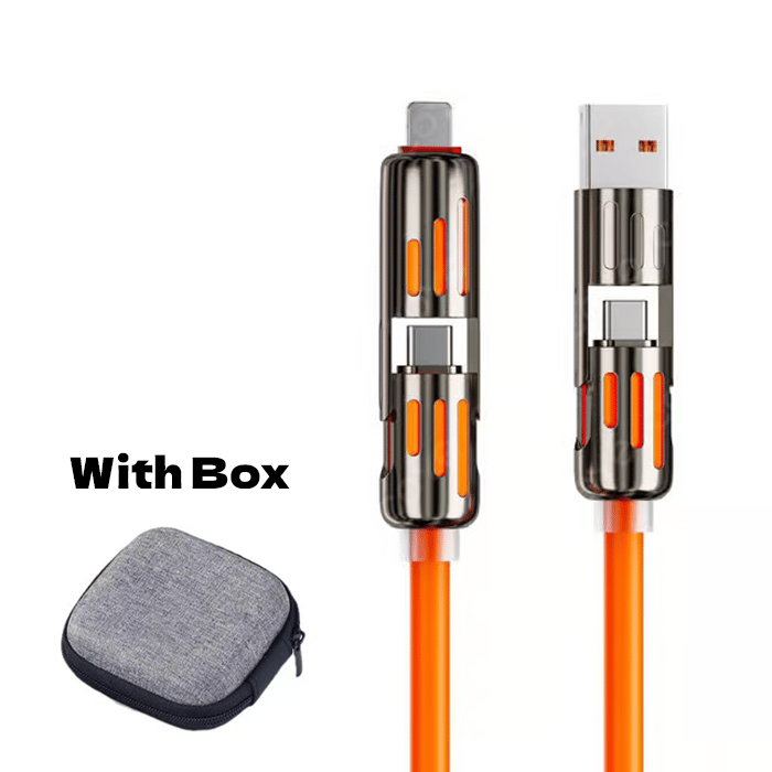 🔥4 v 1 USB polnilni kabel, hitro polnjenje⚡-GR 