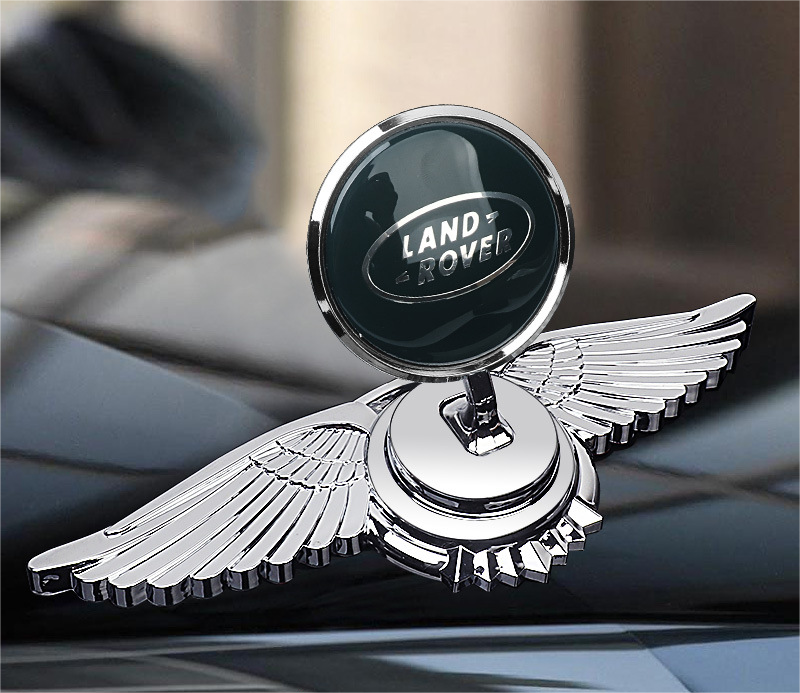 Decoración de modificación de coche con logotipo de capó-ES