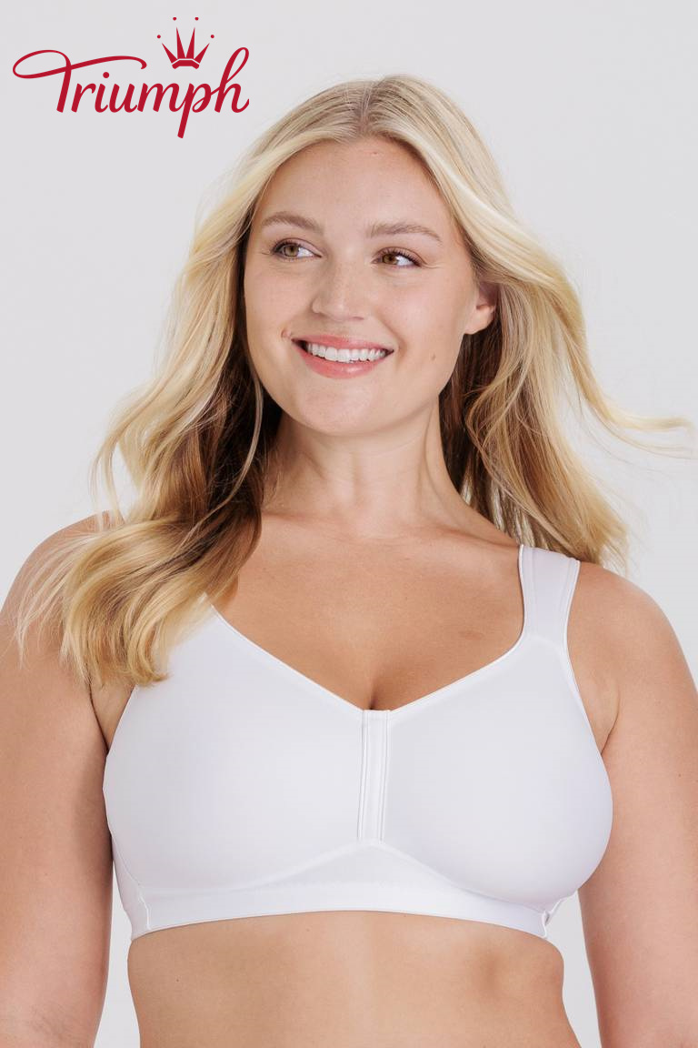 Triumph - (3 kosi) Preprost nedrček push-up s polnimi košaricami-SI