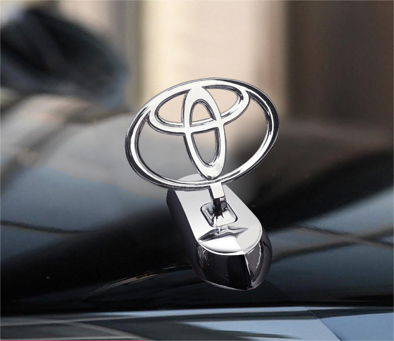 Decoración de modificación de coche con logotipo de capó-ES