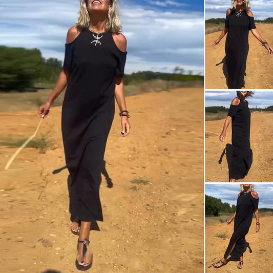 Νέο μοντέρνο casual λεπτό φόρεμα-GR