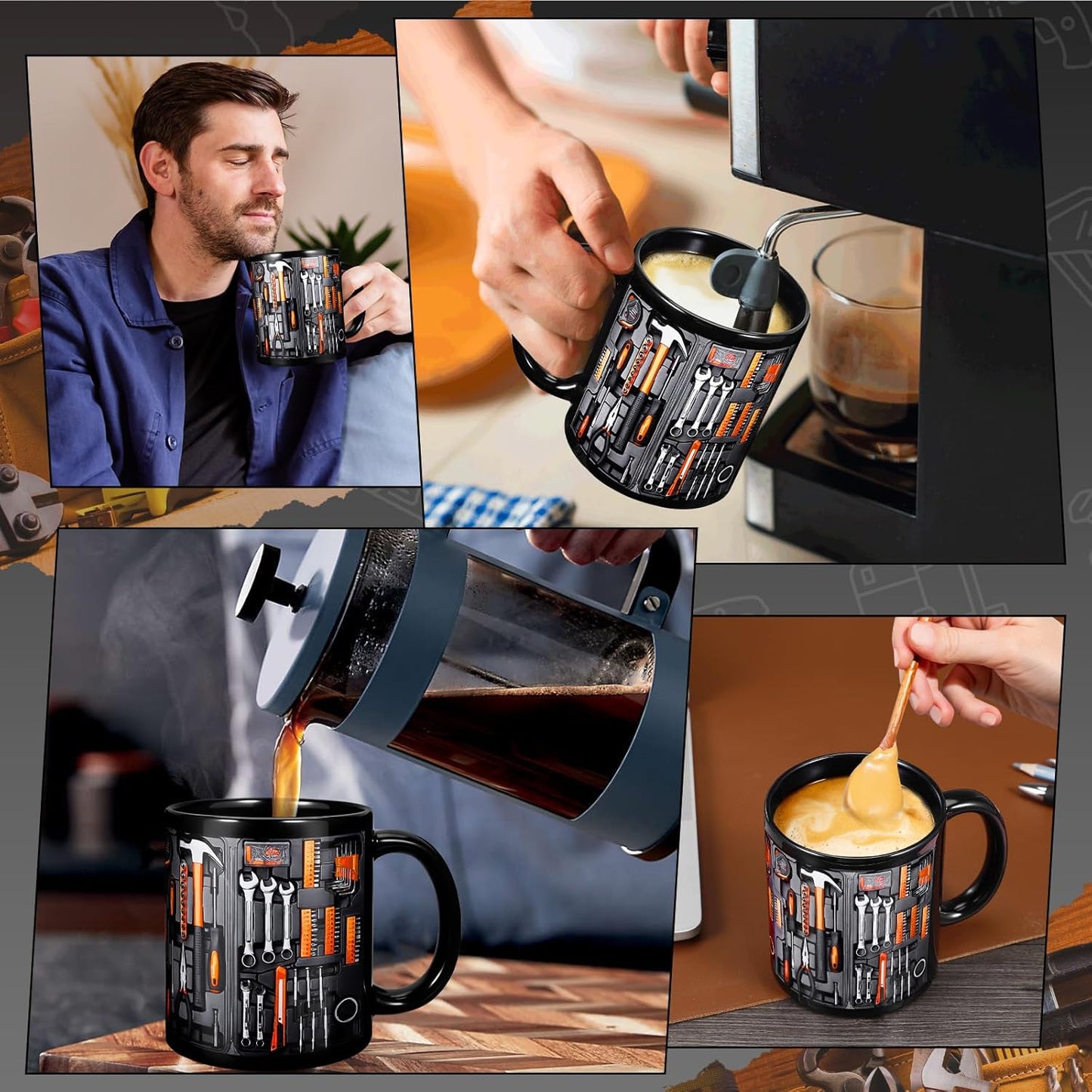 ⚡RAZPRODAJA NA KIBERNETSKI PONEDELJEK🔧⚡Vrček z orodjem za mehanike🍵-SI
