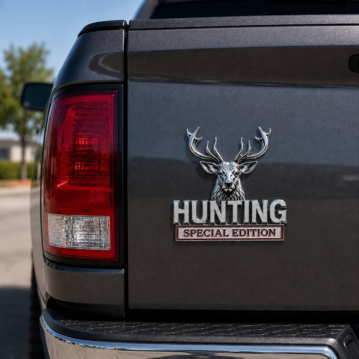 🦌 HUNTING Specijalno izdanje - 3D kromirani metalni amblem za vaš automobil-HR