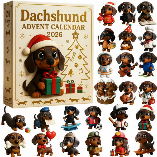 🎄🐾 Adventni koledar za jazbečarje za leto 2026 🐶✨-SI