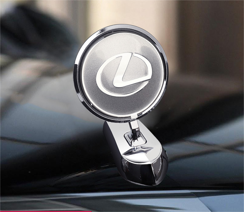 Decoración de modificación de coche con logotipo de capó-ES