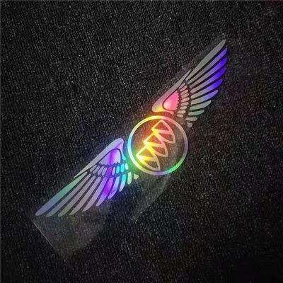Αυτοκόλλητο αυτοκινήτου με λέιζερ 3D Angel Wings ✧4 τεμάχια✧-GR