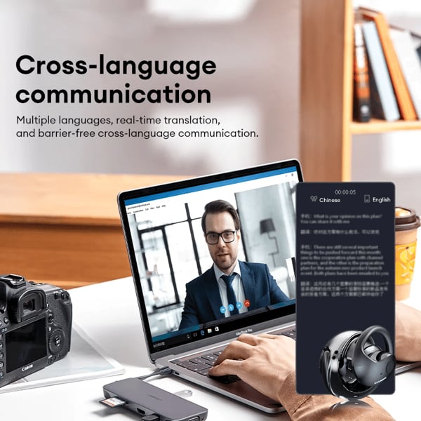 🎧Jaungada izpārdošana - 66% atlaide 🔥HY-T26 Profesionālas bezvadu Bluetooth tulkošanas austiņas-LV