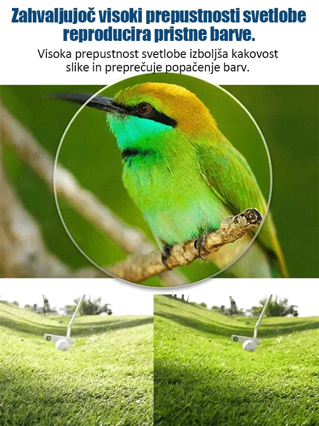 Očala, ki spreminjajo barvo, s filtriranjem modre svetlobe za preprečevanje prezbiopije-SI