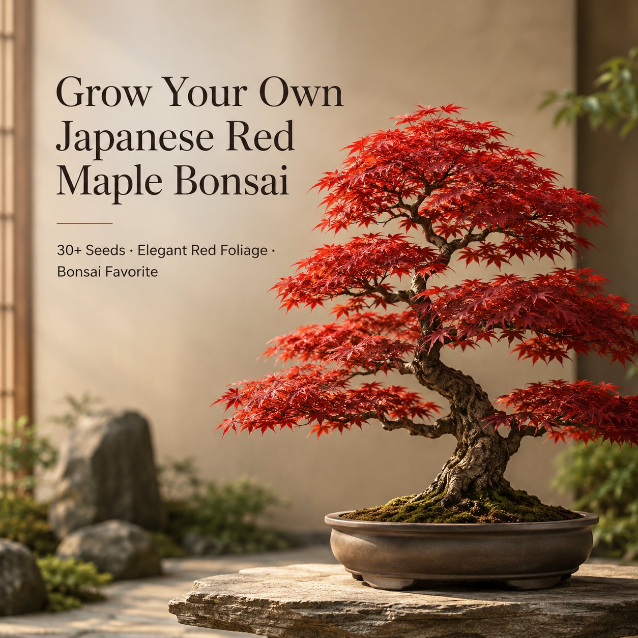 Vrhunsko sjeme japanskog crvenog javora – preko 30 sjemenki spektakularne grimizne boje 🍁-HR