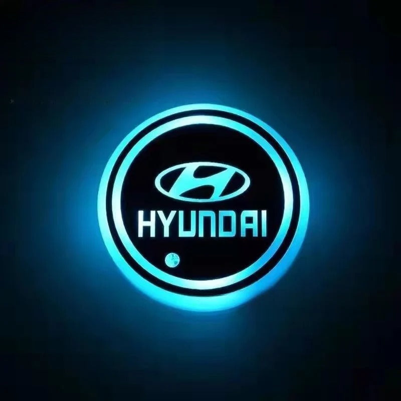 2 posavasos LED para coche-ES