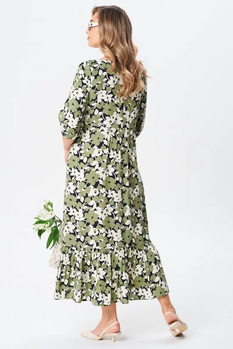 [S-5XL] Φόρεμα από βαμβάκι σε φαρδύ μέγεθος | Άνετο, ευάερο, ιδανικό για το καλοκαίρι-GR