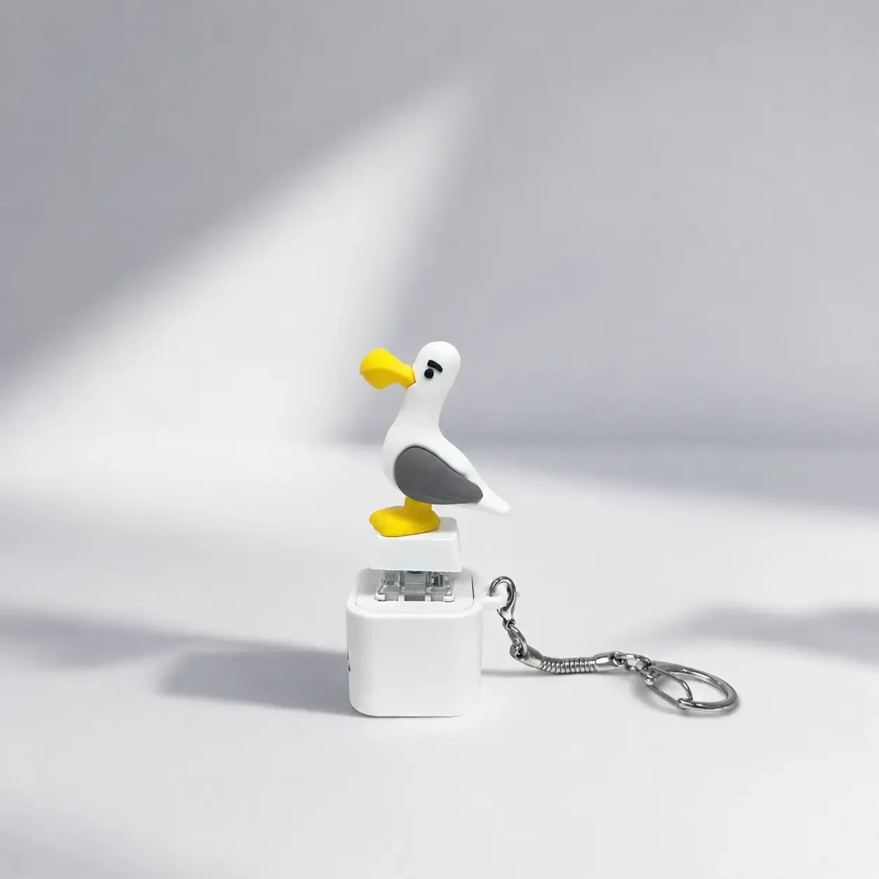 😆Žuvėdra MANO! Mygtukų raktų pakabukas – tikras garsas ir LED lemputė-LT