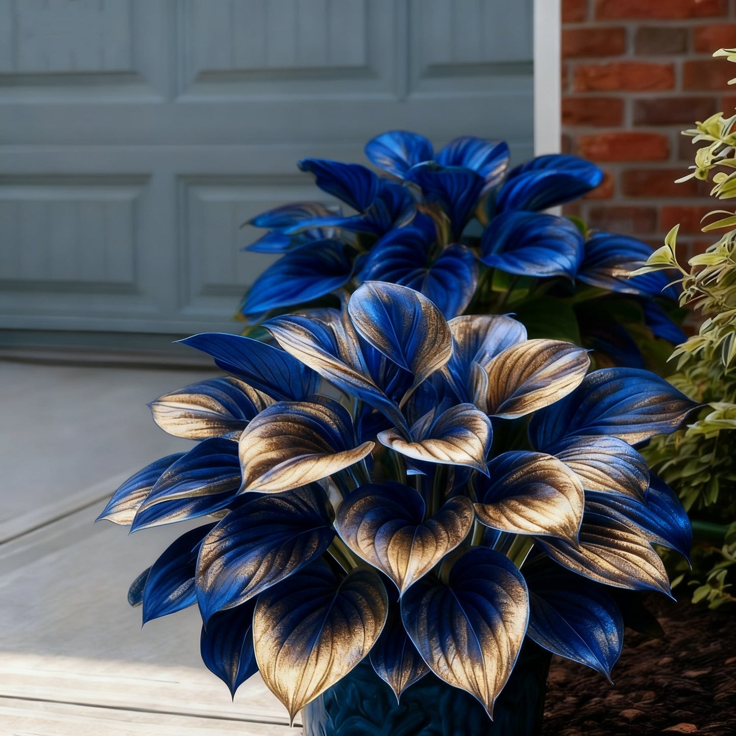 🌈🔥 Χόστα με Φλόγες Ουράνιου Τόξου Περιορισμένης Έκδοσης - Σπάνιο Πολύχρωμο Φύλλωμα, Αποκλειστικά στο Κατάστημά μας 🌸-GR