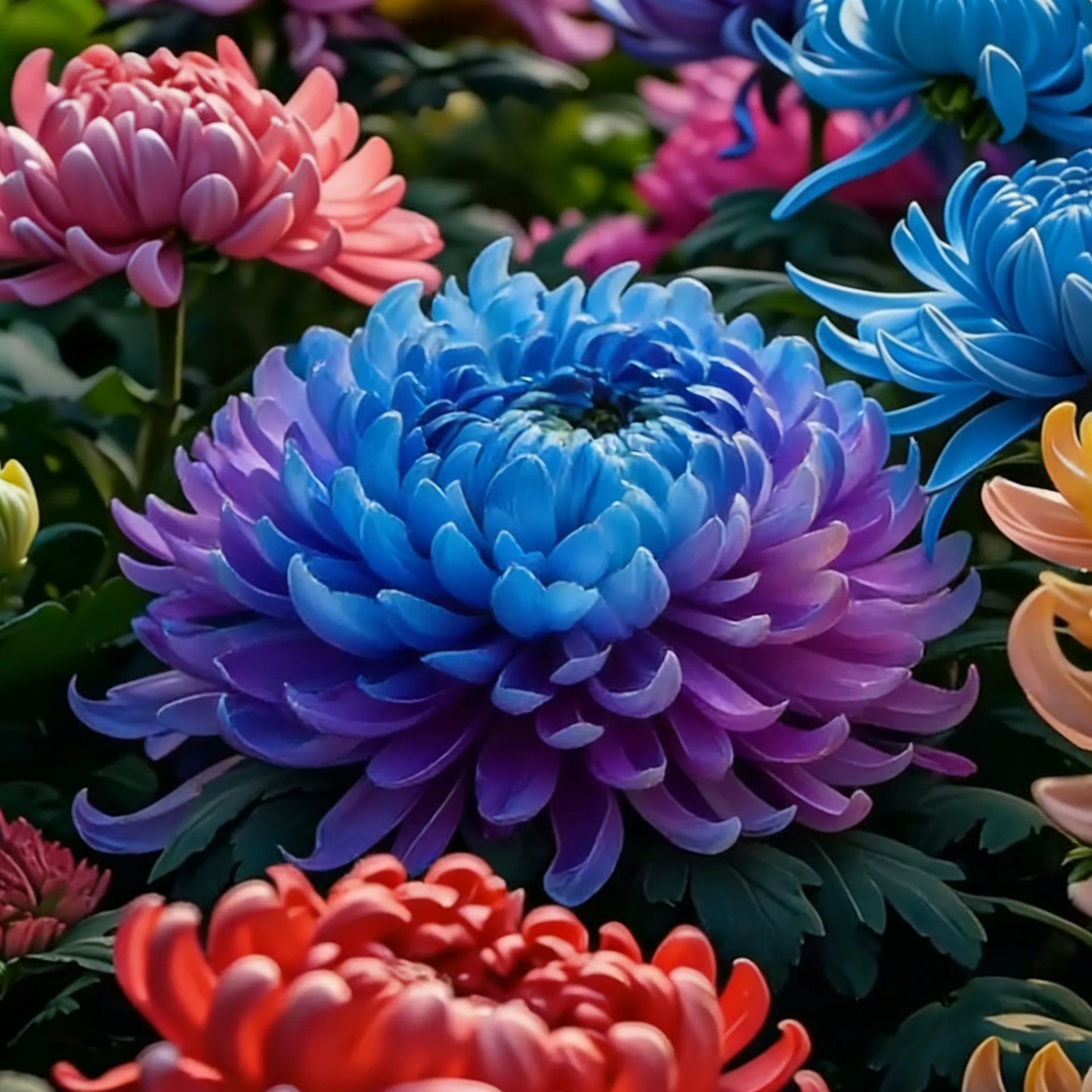 🌸Semillas de peonía de flor de crisantemo-ES