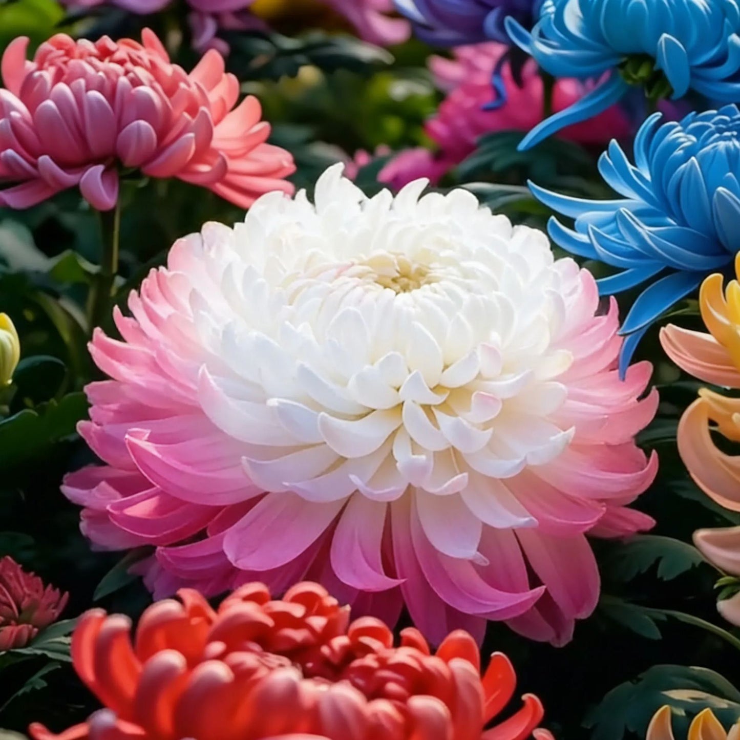 🌸Semillas de peonía de flor de crisantemo-ES