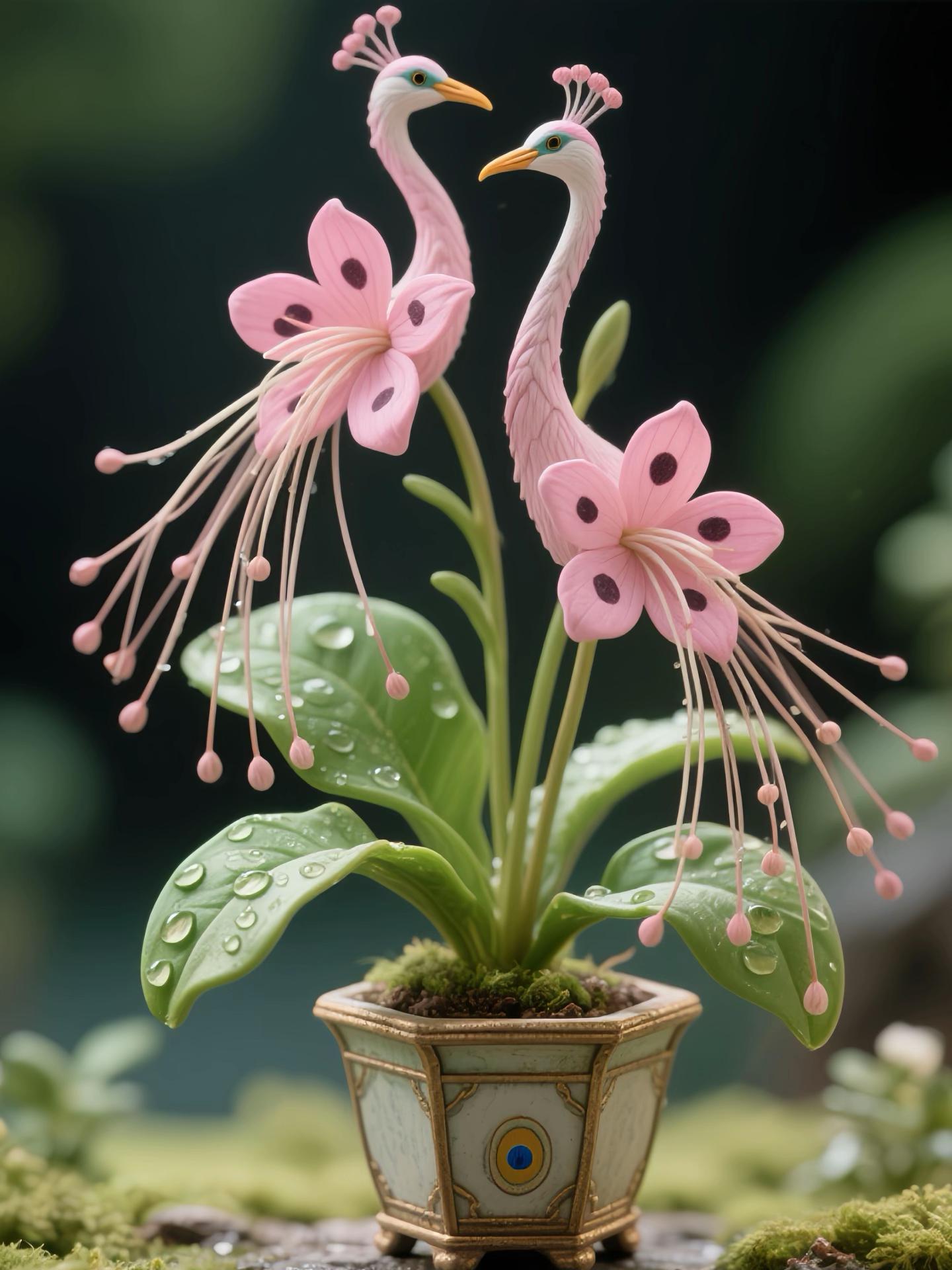 Semillas de orquídea pavo real-ES