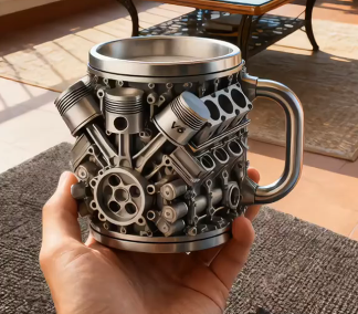 Κούπα σε σχήμα 3D - Η τέλεια ισορροπία σχεδιασμού και λειτουργικότητας-GR