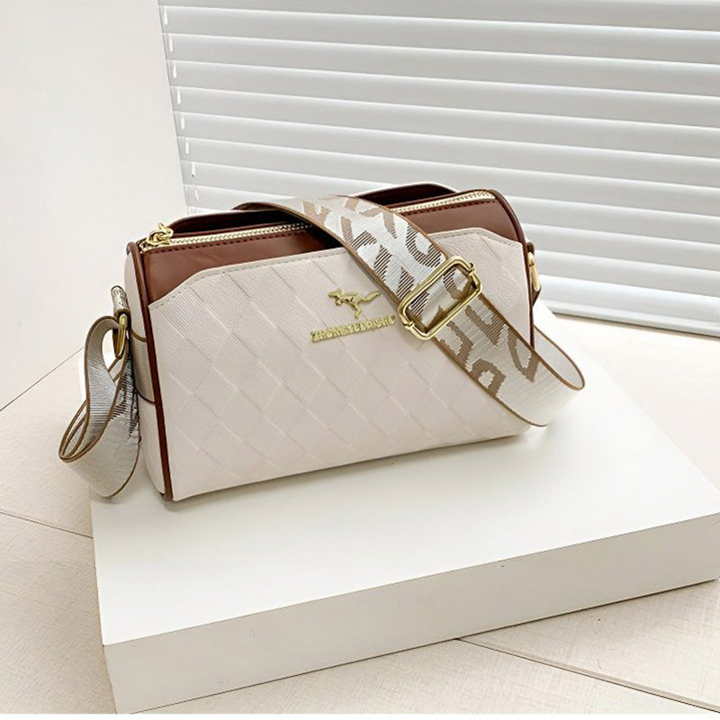 [El mejor regalo para ella] Bolso bandolera de gran capacidad con diseño de diamantes de 3 capas a la moda-ES