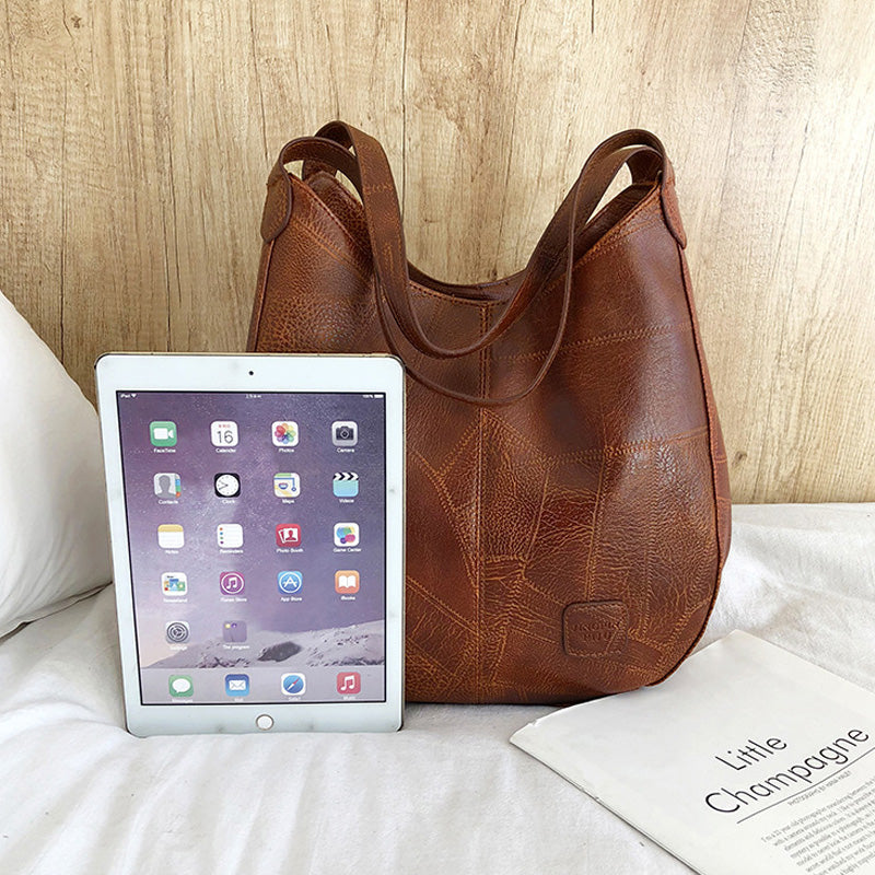 【🎊2025】 jauni produkti】👜Sieviešu vintage mīkstas ādas lielas ietilpības plecu somas-LV