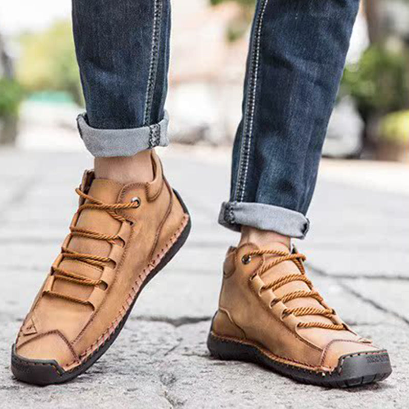 【Ročno izdelano】Zapatos de exterior de cuero genuino🔥-ES