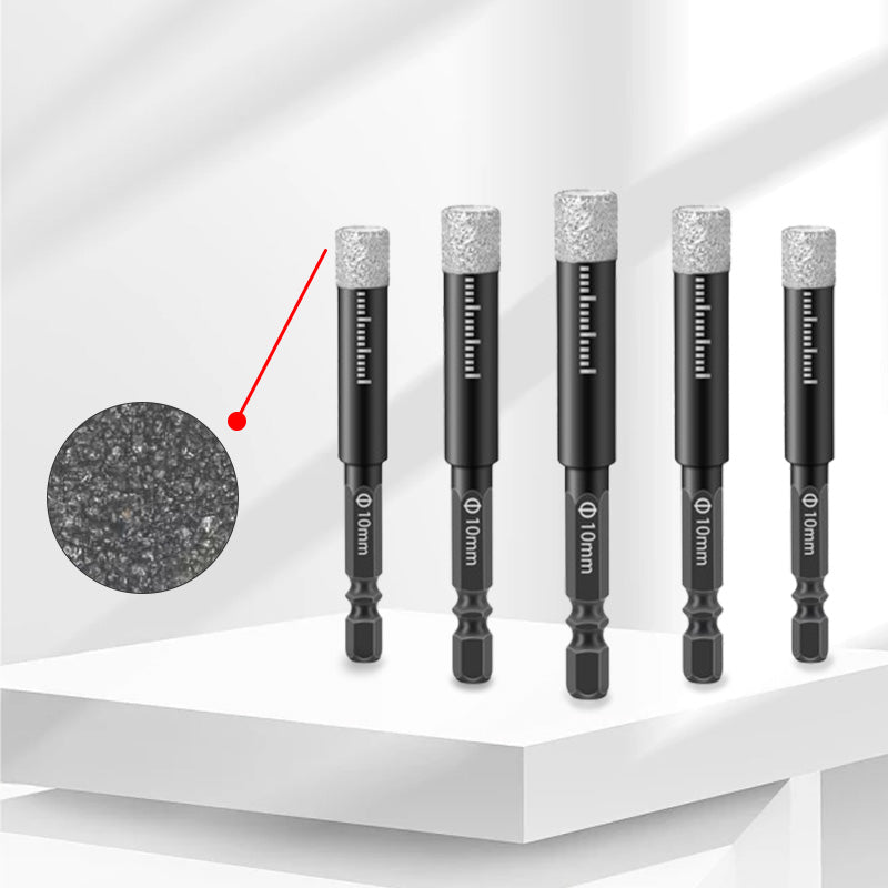 【🔥Celoten komplet】🛠️Svedri s šestrobim steblom za marmor/ploščice/kamen-SI