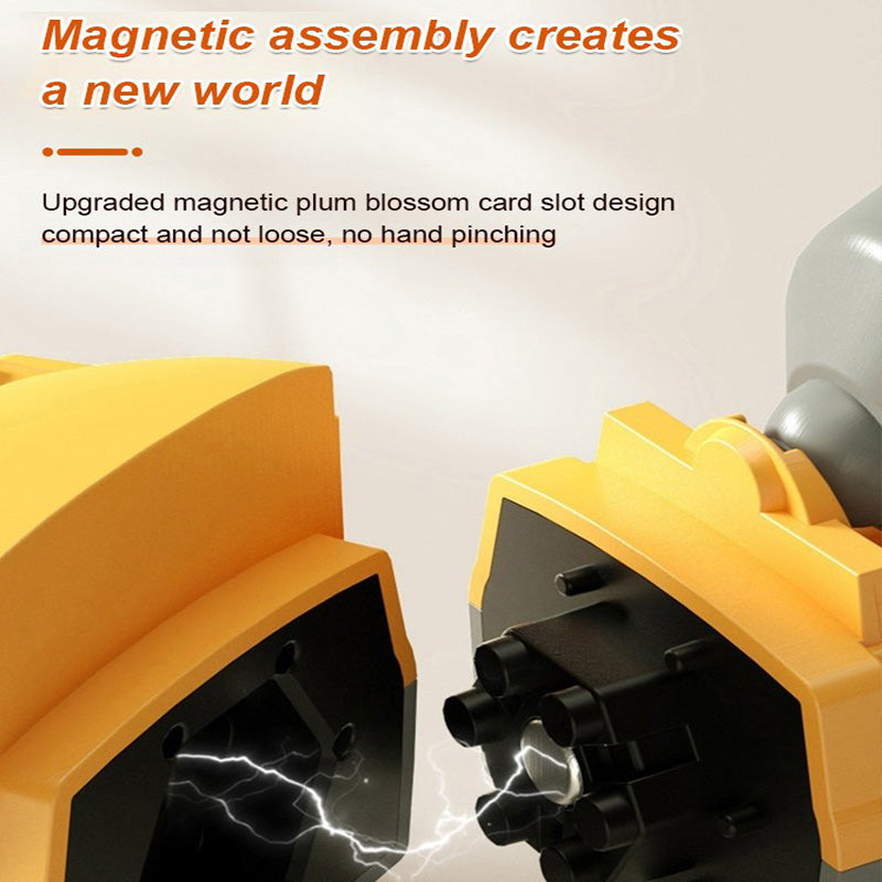 2025 Νέα Μαγνητικά Μετασχηματιστικά Μηχανικά Οχήματα Λογικής Παιχνίδια-GR