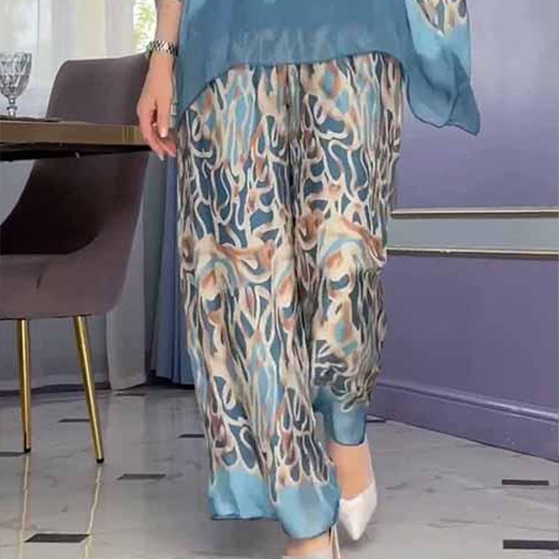 🦋 Conjunto con top estampado y pantalón holgado Ice Cool 💖-ES