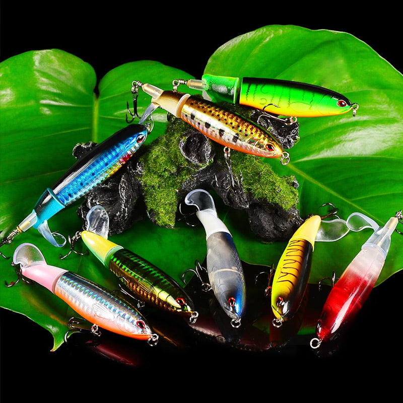 🔥1+1 gratis🔥 Envío de señuelos de pesca giratorios flotantes con polvo🎣-ES