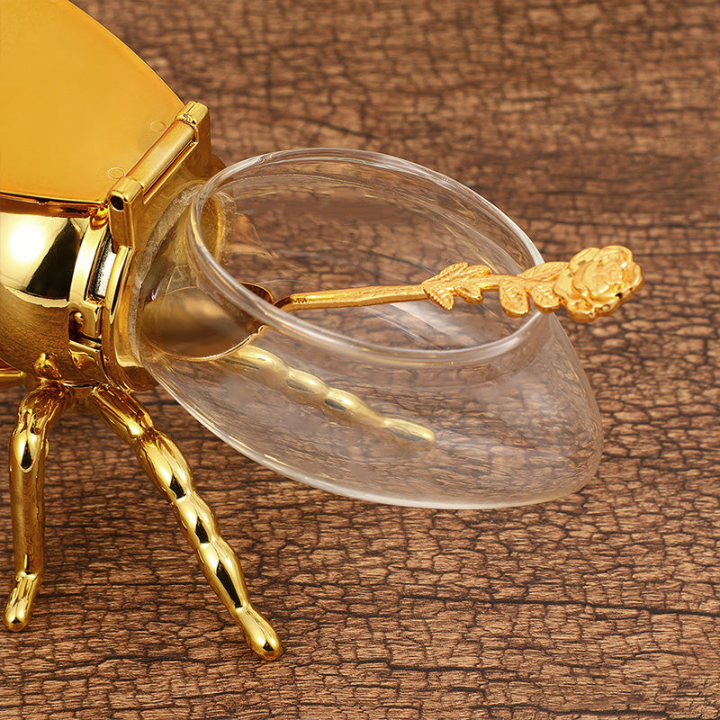 🍯Kreativen retro kozarec za med v obliki čebele - GR
