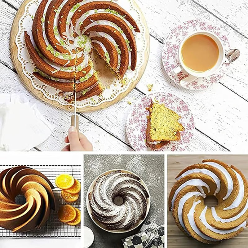 Silikono torto formelių rinkinys lengvam kepimui-LT