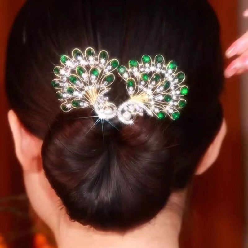 【💞Kupite 1, prejmite 1 brezplačno】🦚Accesorios para el cabello de pavo real retro de moda-ES