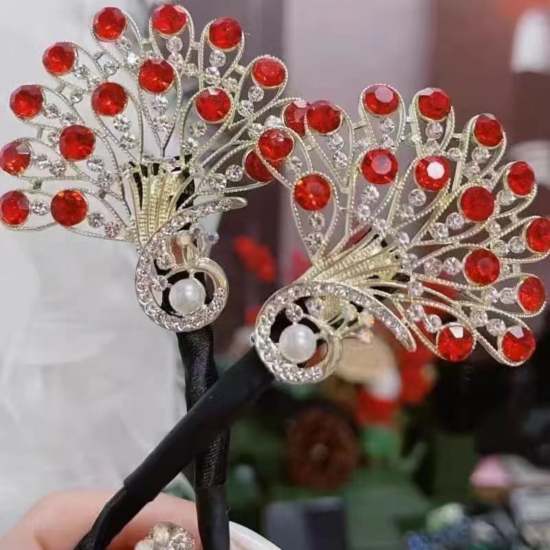 【💞Kupite 1, dobite 1 gratis】🦚Modni retro dodatki za lase Peacock-GR