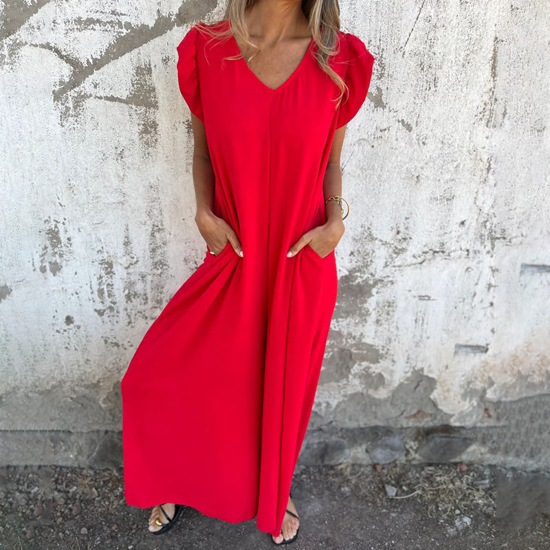 ✨ Novedad 2025 Vestido de mujer con escote en V y estampado de leopardo-ES