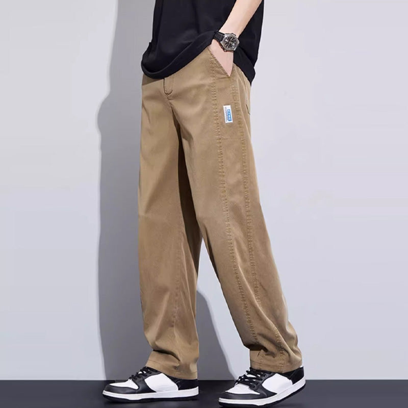 ⏳（M-3XL)🔥Μοδάτα τζιν με ίσια γραμμή και χαμηλό τελείωμα👖 Διαθέσιμο σε 4 χρώματα.-GR